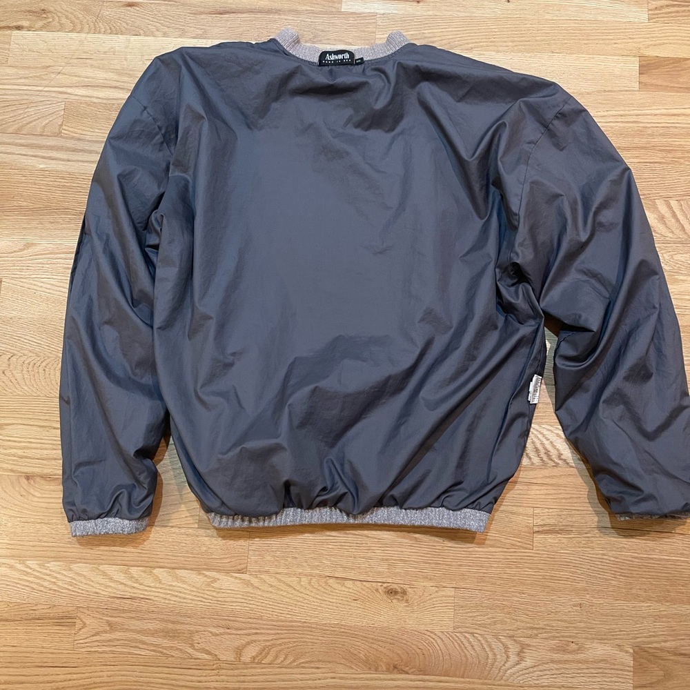 Ashworth Men’s Golf V-Neck Pullover Lined Windbreaker Jacket XXL - Picture 8 of 16